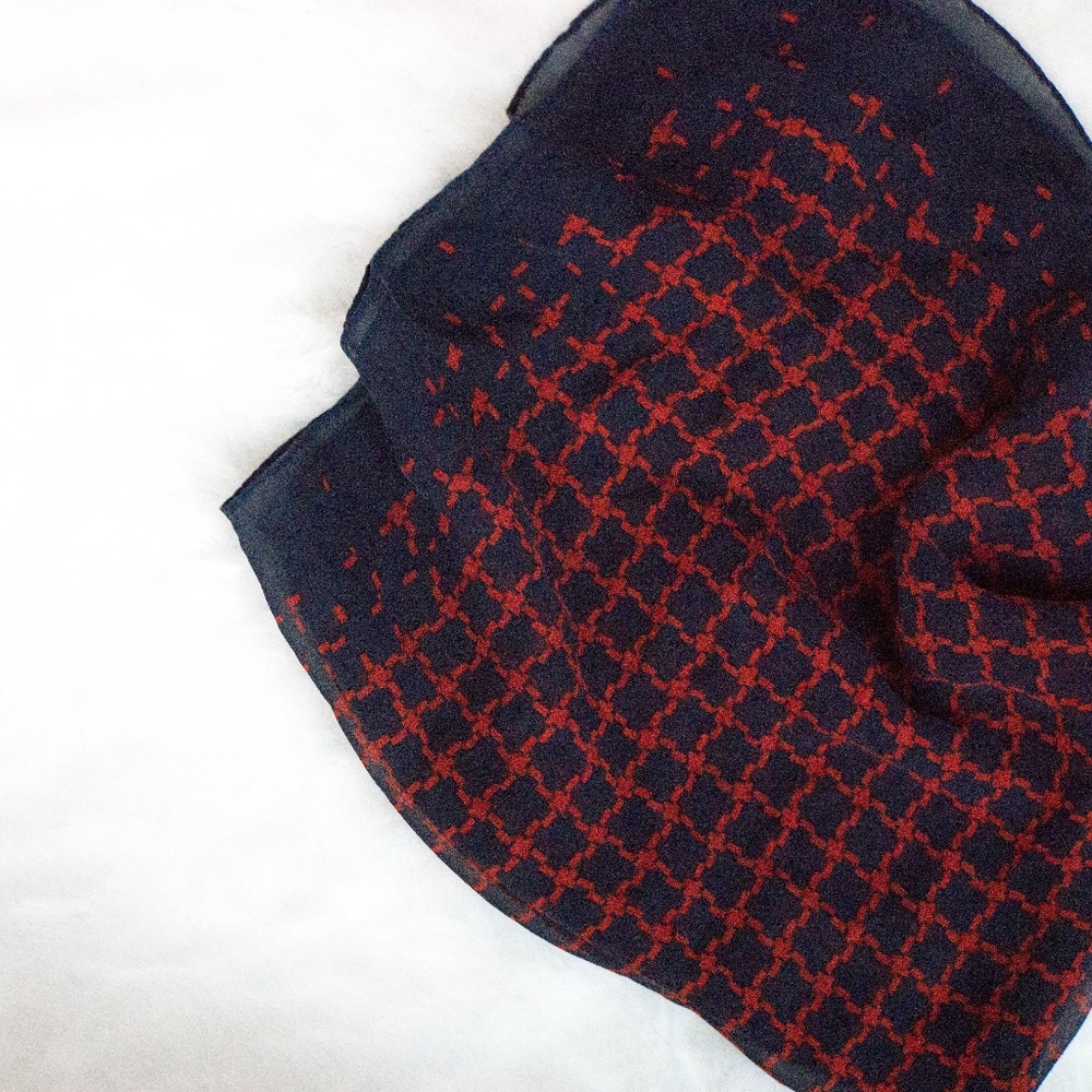 Ann Taylor Square Handkerchief / Scarf